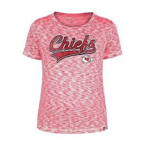 Kansas City‎ Chiefs Women's T-Shirt NFL Football Red Heather Top M NWT